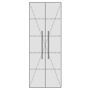 Hochschrank RANA 60,0-80,0 x 140,0-180,0 x