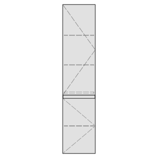 Hochschrank GATTO 35,0 x 160,0 x 35,0 cm