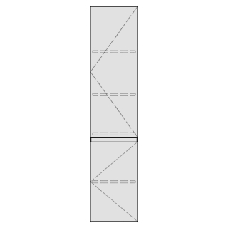 Hochschrank GATTO 30,0-50,0 x 140,0-180,0 x