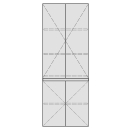 Hochschrank GATTO 60,0-80,0 x 140,0-180,0 x