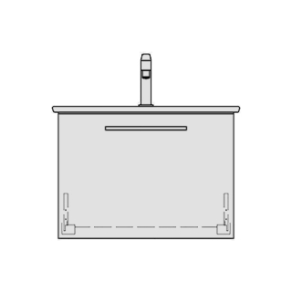 Unterbau VENTICELLO RANA 61,0 x 44,0 x 48,5 cm