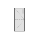 Halbhochschrank ALETA 35,0 x 70,0-150,0 x 35,0 cm