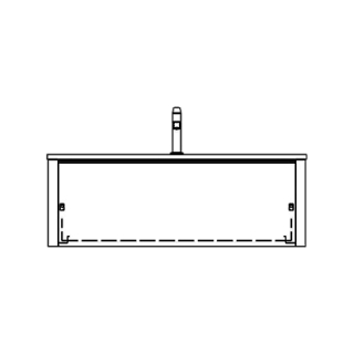 Unterbau LIMARA 100,0 x 34,0 x 55,0 cm