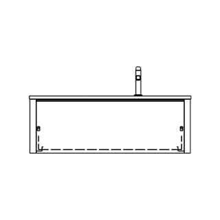 Unterbau LIMARA 100,0 x 34,0 x 55,0 cm