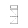 Halbhochschrank RICCIO 35,0 x 70,0-120,0 x 35,0 cm