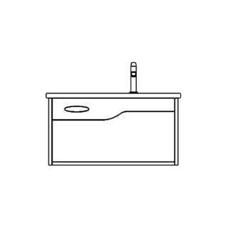 Waschtischmöbel TIGRE Waschtisch und Unterbau