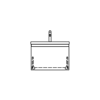 Unterbau SILENIO GATTO 59,0 x 40,0 x 45,5 cm