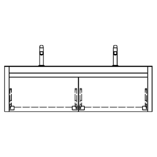 Unterbau MERLO 130,0 x 40,0 x 55,0 cm