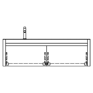 Unterbau MERLO 130,0 x 40,0 x 55,0 cm