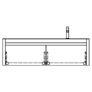 Unterbau MERLO 130,0 x 40,0 x 55,0 cm