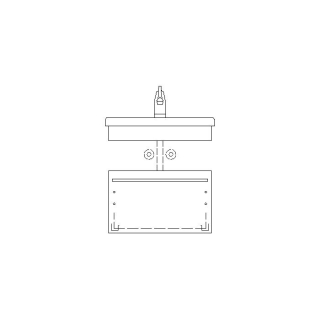 Einbauwaschtisch Mineralstoff C60.37
