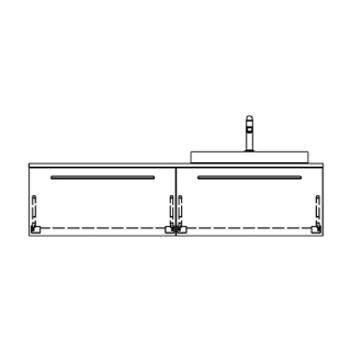 Unterbau VOLARE RANA AB 150,0 x 35,0 x 51,0 cm