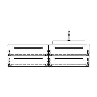 Unterbau VOLARE RANA AB 150,0 x 40,0 x 51,0 cm