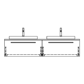 Unterbau VOLARE RANA AB 160,0 x 35,0 x 51,0 cm