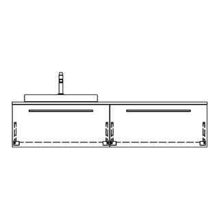 Unterbau VOLARE RANA AB 160,0 x 35,0 x 51,0 cm