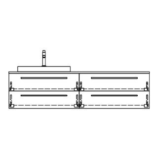 Unterbau VOLARE RANA AB 160,0 x 40,0 x 51,0 cm