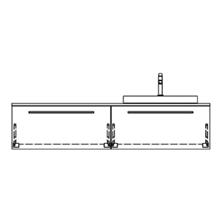 Unterbau VOLARE RANA AB 160,0 x 35,0 x 51,0 cm