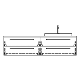 Unterbau VOLARE RANA AB 160,0 x 40,0 x 51,0 cm