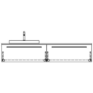 Unterbau VOLARE RANA AB 180,0 x 35,0 x 51,0 cm