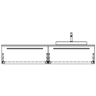 Unterbau VOLARE RANA AB 180,0 x 35,0 x 51,0 cm