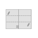 Spiegelschrank MURANO UP 90,4 x 68,3 x 14,8 cm