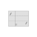 Spiegelschrank MURANO UP 90,4 x 68,3 x 14,8 cm