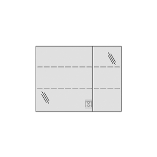 Spiegelschrank MURANO UP 90,4 x 68,3 x 14,8 cm