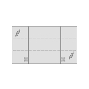 Spiegelschrank MURANO UP 120,4 x 68,3 x 14,8 cm