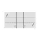 Spiegelschrank MURANO UP 130,4 x 68,3 x 14,8 cm