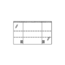 Spiegelschrank RHINO LED AP 120,6 x 72,0 x 15,0 cm