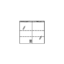 Spiegelschrank RHINO LED UP 80,6 x 72,0 x 15,0 cm