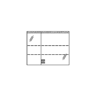 Spiegelschrank RHINO LED UP 90,6 x 72,0 x 15,0 cm