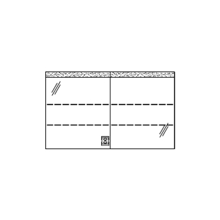 Spiegelschrank LUPO LED AP 120,6 x 72,0 x 15,0 cm