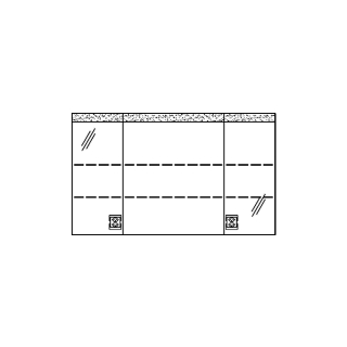 Spiegelschrank LUPO LED UP 120,6 x 72,0 x 15,0 cm