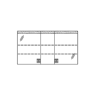 Spiegelschrank LUPO LED UP 130,6 x 72,0 x 15,0 cm