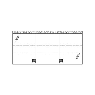 Spiegelschrank LUPO LED UP 150,6 x 72,0 x 15,0 cm