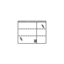 Spiegelschrank MURANO LED UP 90,4 x 72,0 x 14,8 cm