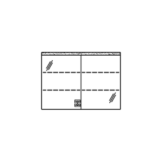 Spiegelschrank MURANO LED UP 100,4 x 72,0 x 14,8 cm