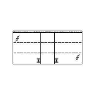Spiegelschrank MURANO LED UP 150,4 x 72,0 x 14,8 cm