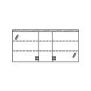 Spiegelschrank MURANO LED UP 150,4 x 72,0 x 14,8 cm