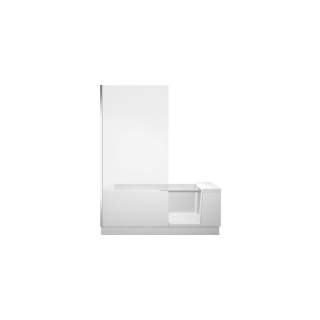 Badewanne Duravit Showerand Bath, Nischenversion