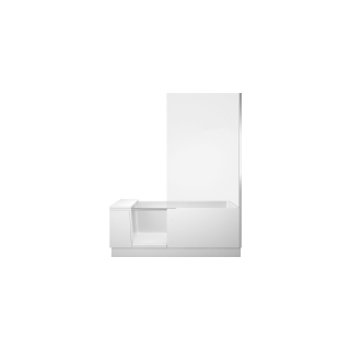 Badewanne Duravit Showerand Bath, Nischenversion