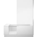 Badewanne Duravit Showerand Bath, Nischenversion