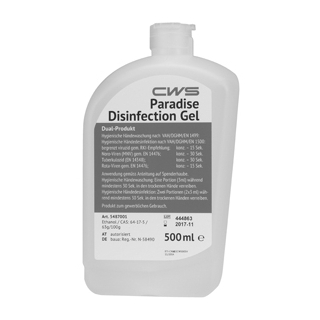 Desinfection Gel CWS ParadiseFlasche 500 ml