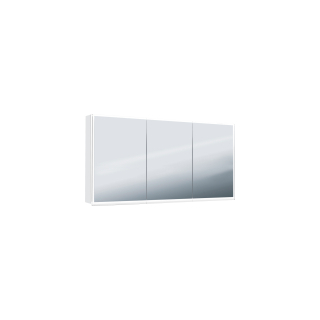 Spiegelschrank Alternaquattro luci LED, 180 cm3 DoppelspiegeltürenAluminiumprofil