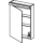 SpiegelschrankAlterna format LED plusBreite 50 cmBand links