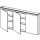 SpiegelschrankAlterna format LED plusBreite 150 cm