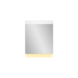 Lichtspiegel EuraspiegelBen LEDBreite 60 cmHöhe 80 cm