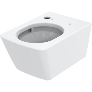 Wand-WC Tiefspüler Optima CW522EY eckig, weiss, spülrandlos