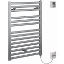Badheizkörper Optima S E H800xB420xT30, Graualuminium